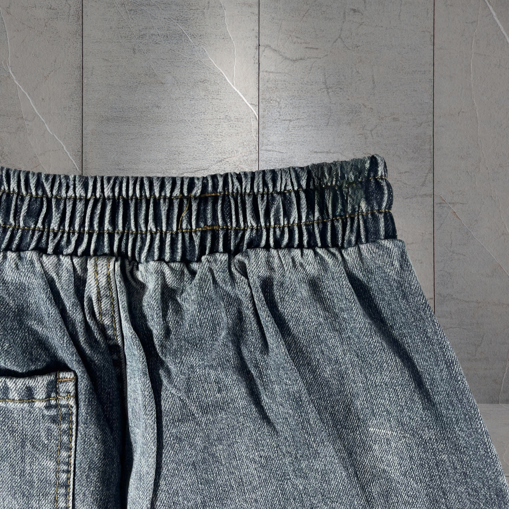 Quần Short Jean Nam Form Đứng Trẻ Trung, Cá Tính -514