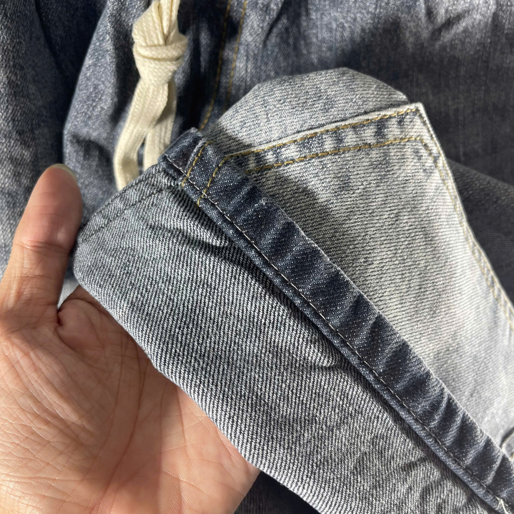 Quần Short Jean Nam Form Đứng Trẻ Trung, Cá Tính -514