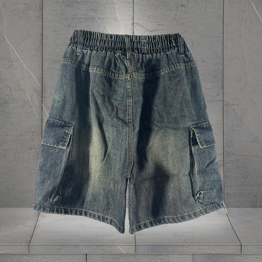 Quần Short Jean Nam Form Đứng Trẻ Trung, Cá Tính - 2517