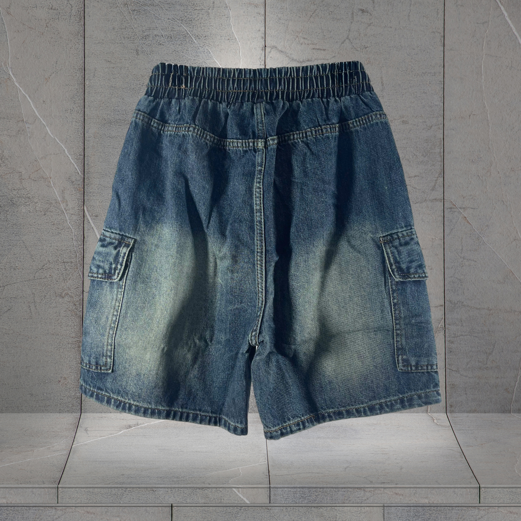 Quần Short Jean Nam Form Đứng Trẻ Trung, Cá Tính - 2502