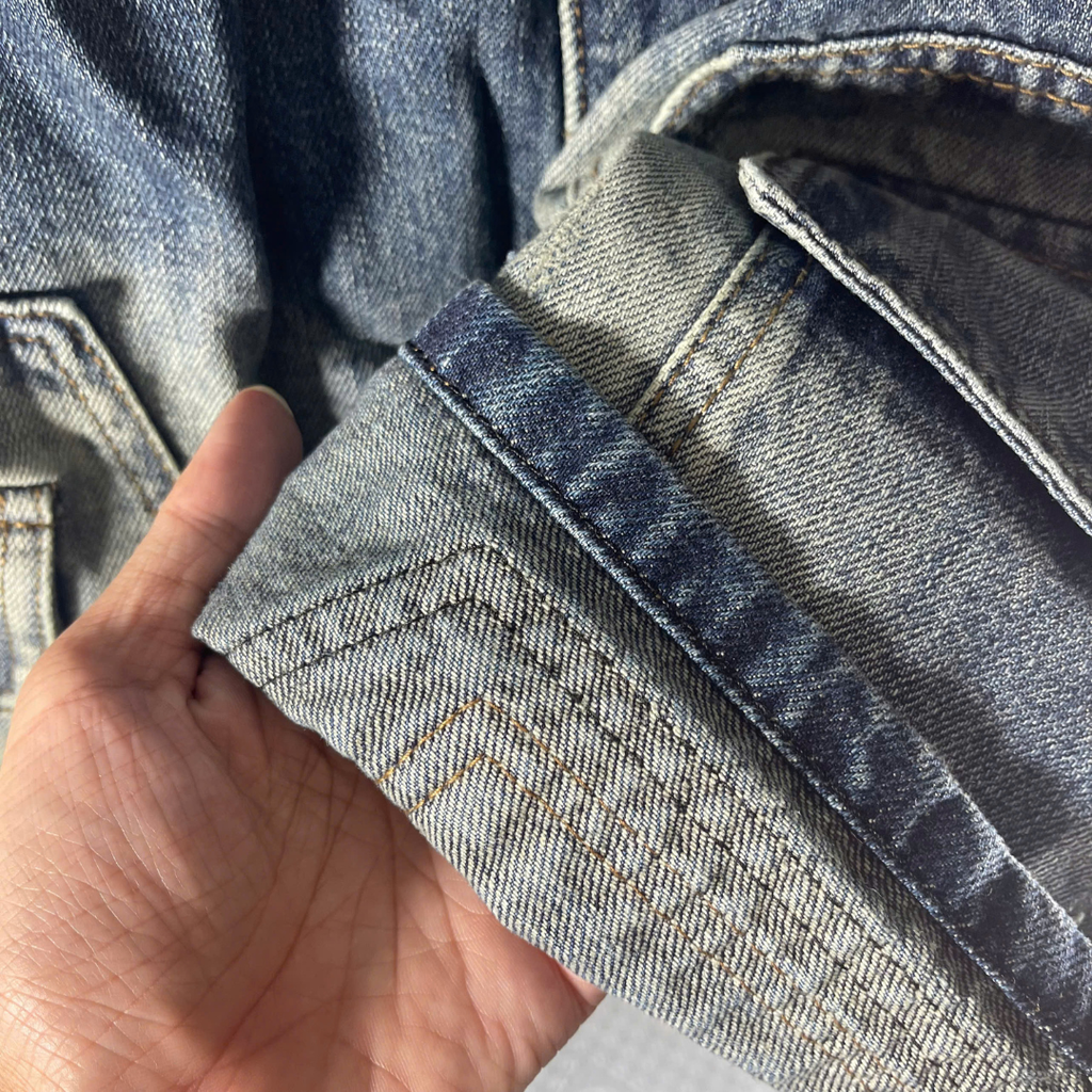 Quần Short Jean Nam Form Đứng Trẻ Trung, Cá Tính - 2502