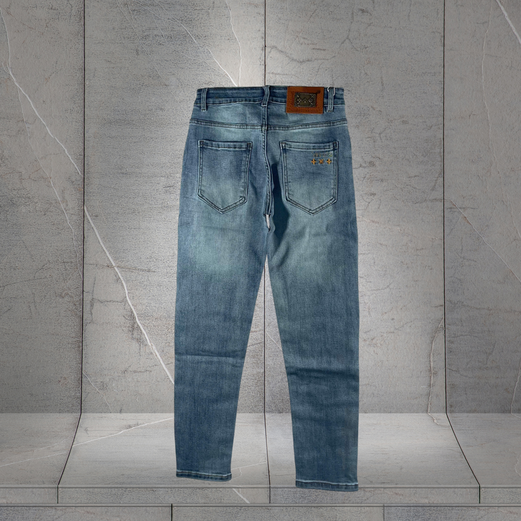Quần Jean Nam Ống Đứng Trẻ Trung Slim Fit 2025 - 0281