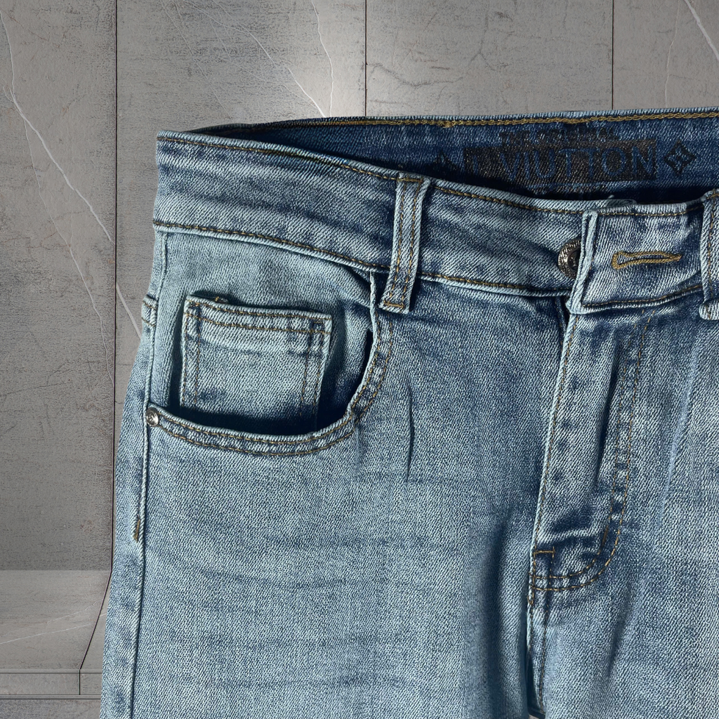 Quần Jean Nam Ống Đứng Trẻ Trung Slim Fit 2025 - 0281