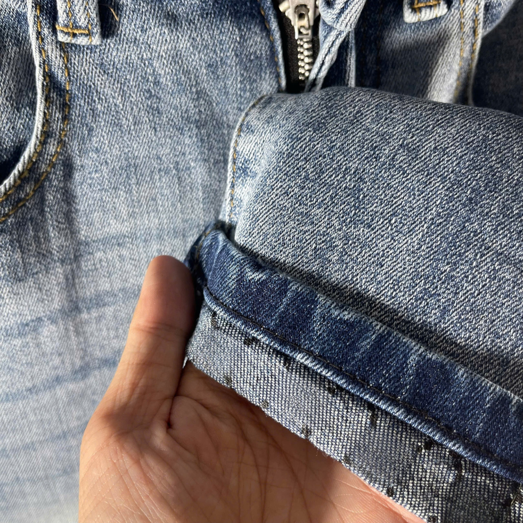 Quần Jean Nam Ống Đứng Trẻ Trung Slim Fit 2025 - JB518