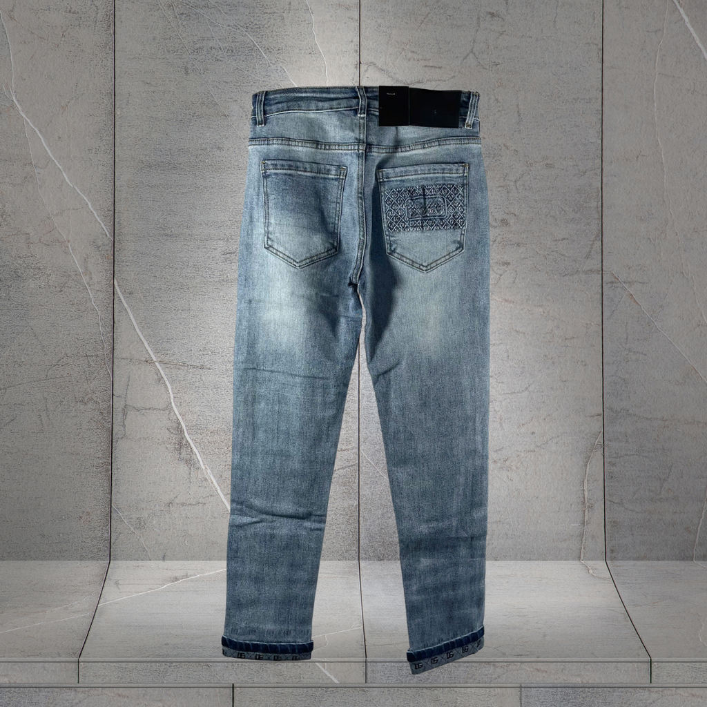 Quần Jean Nam Ống Đứng Trẻ Trung Slim Fit 2025 - JB520