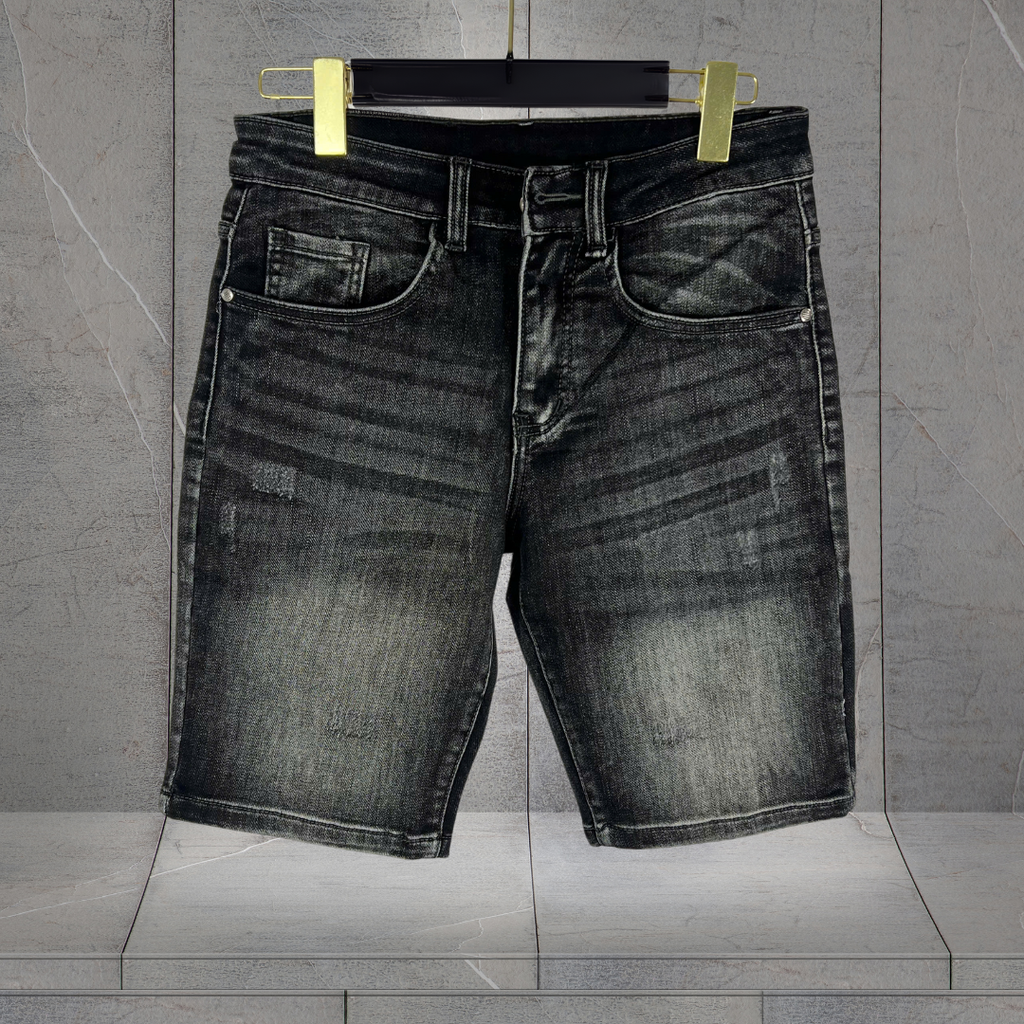 Quần Short Jean Nam Thêu Cá Tính - F358 