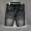 Quần Short Jean Nam F357 - Rách Nhẹ, Wash Xám Cá Tính 