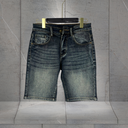 Quần Jean Short Nam Wash Bụi Dáng Slim - D345 