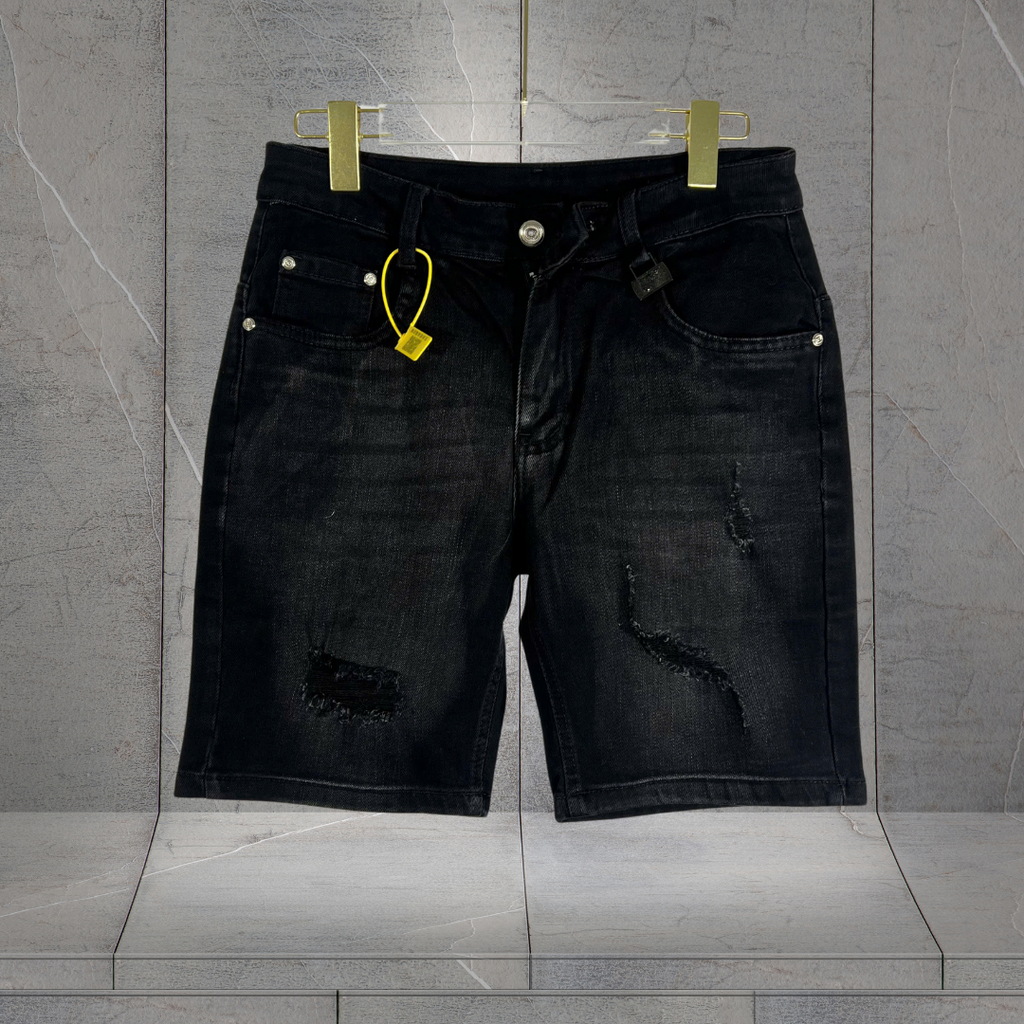Quần Short Jean Nam Rách Gối Phong Cách Đường Phố - HU2140