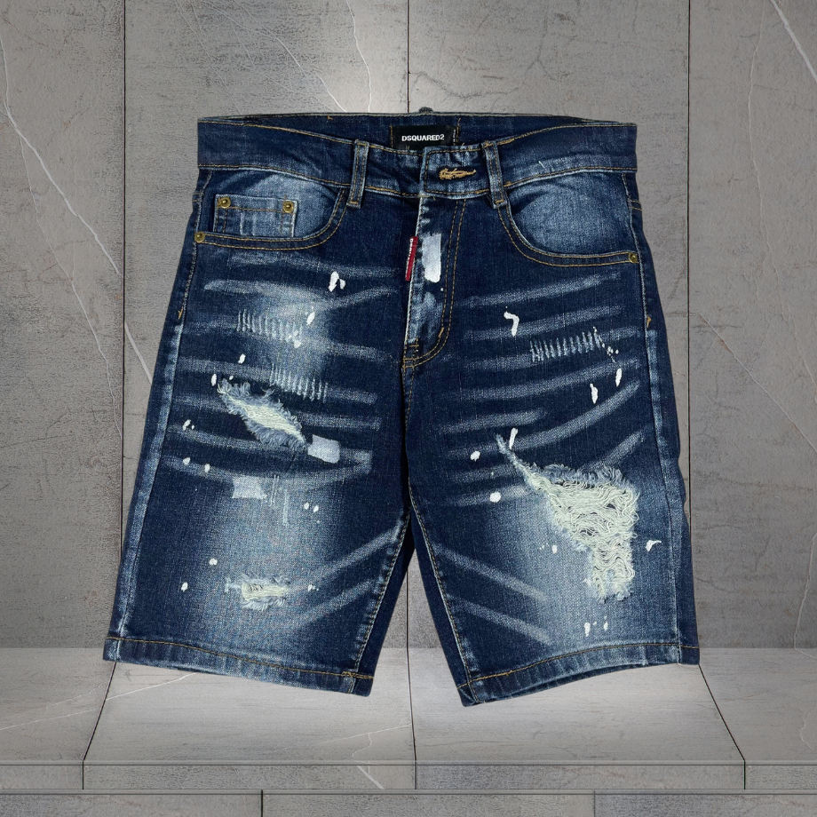 Quần Short Jean Nam Form Đứng Trẻ Trung, Cá Tính - KJ6001