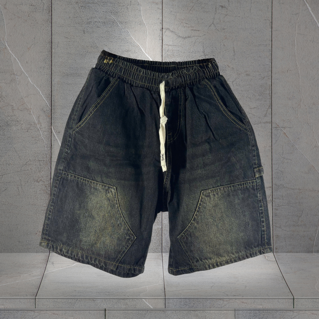 Quần Short Jean Nam Form Đứng Trẻ Trung, Cá Tính -510