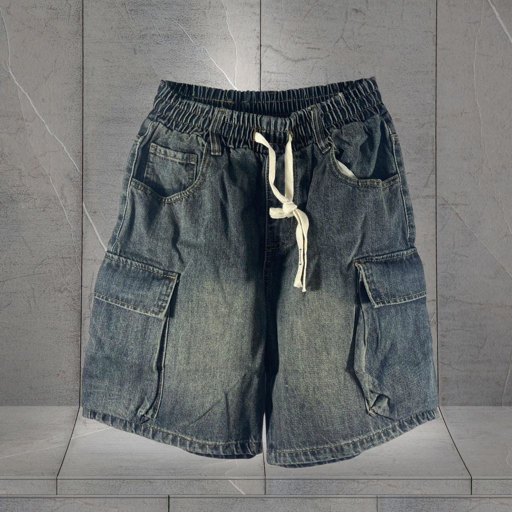 Quần Short Jean Nam Form Đứng Trẻ Trung, Cá Tính - 2517