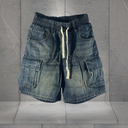Quần Short Jean Nam Form Đứng Trẻ Trung, Cá Tính - 2475