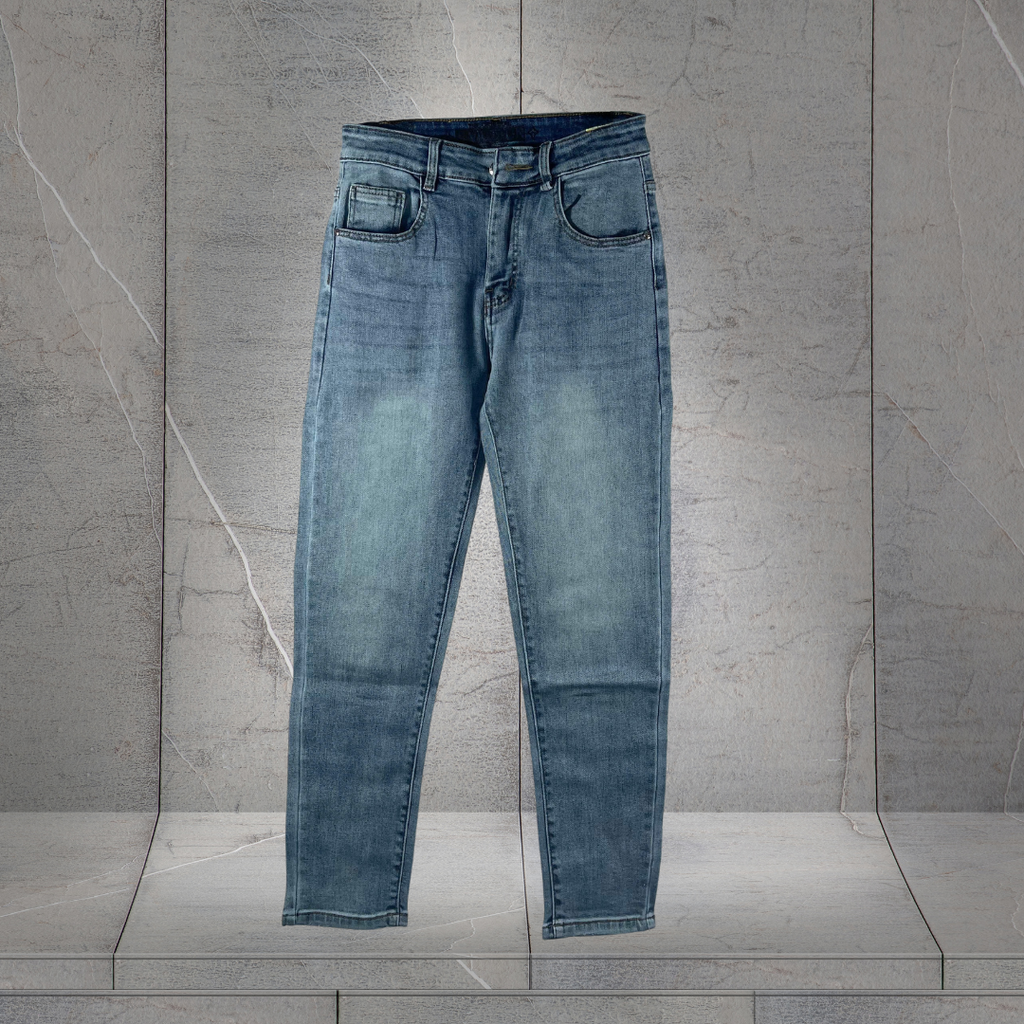 Quần Jean Nam Ống Đứng Trẻ Trung Slim Fit 2025 - 0281