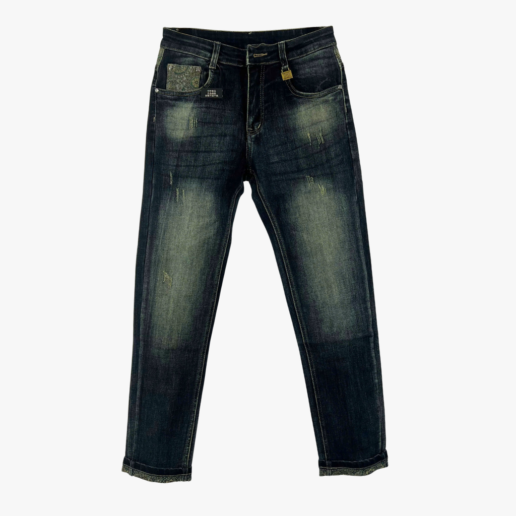 Quần Jean Nam Ống Đứng Trẻ Trung Slim Fit 2025 - HU2193