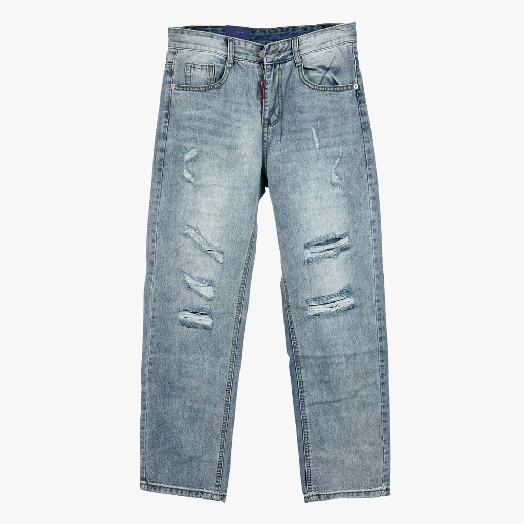 Quần Jean Nam Ống Đứng Trẻ Trung Slim Fit 2025 - 2216
