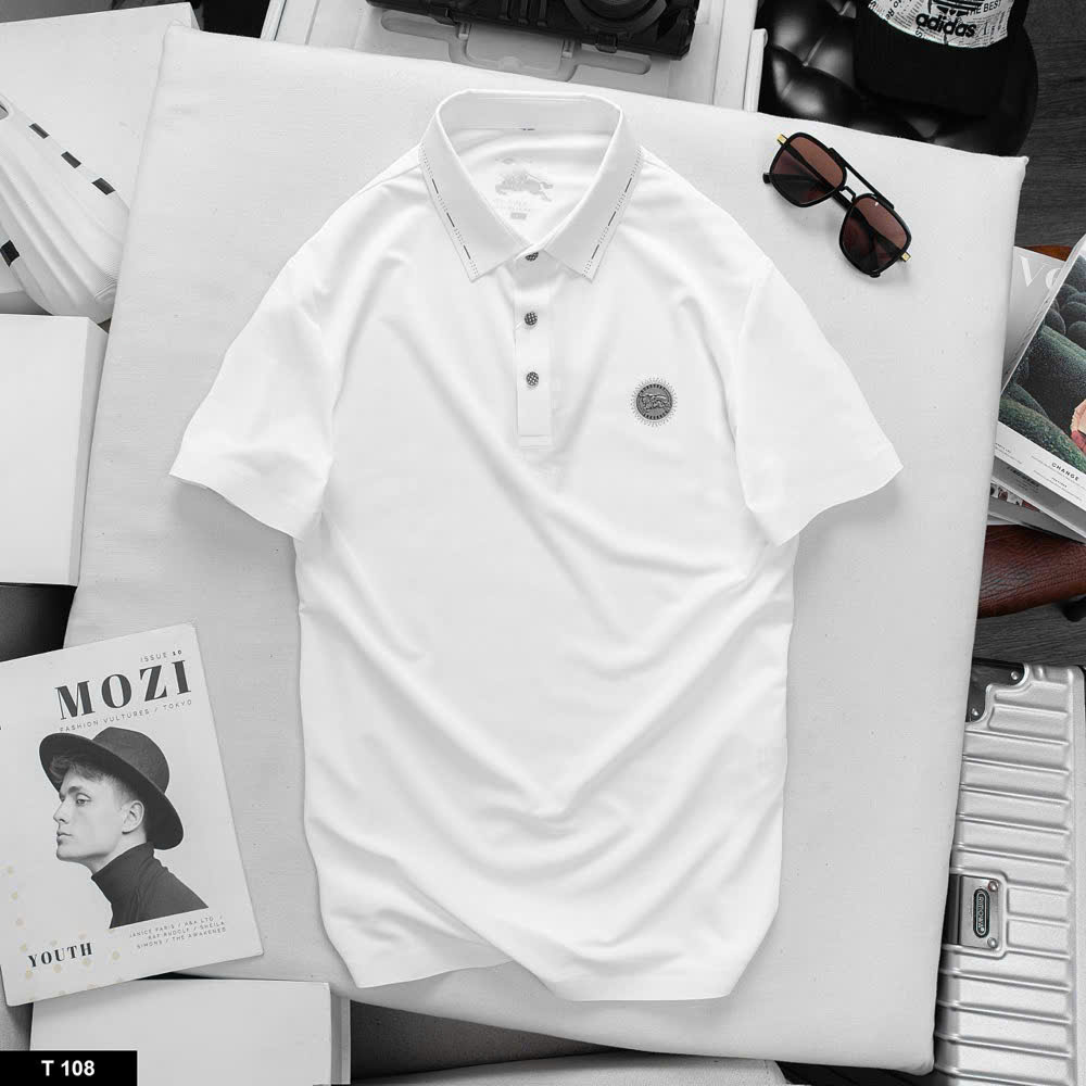 Áo Polo Nam Cao Cấp Slim Fit Cotton Co Giãn – Tối Giản, Lịch Lãm - T108