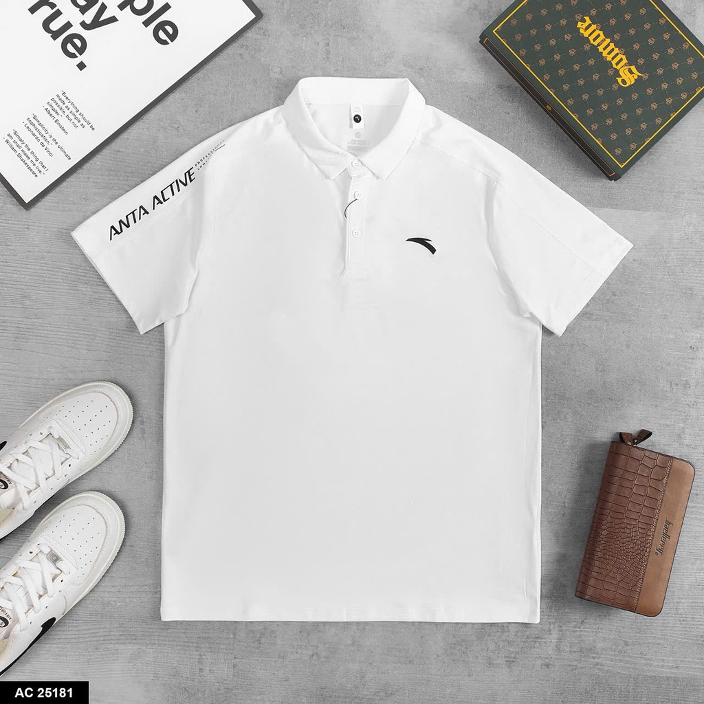 Áo Polo Nam Cao Cấp Slim Fit Cotton Co Giãn – Tối Giản, Lịch Lãm - AC25181