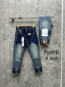 Quần jeans Purple xanh mài bạc -PP020