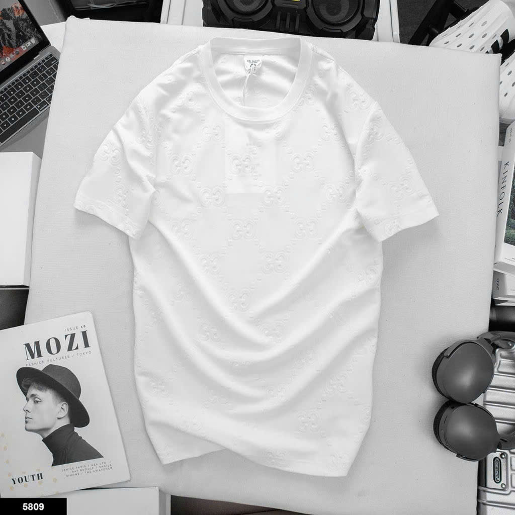 Áo T Shirt in nổi chữ GC - 5809