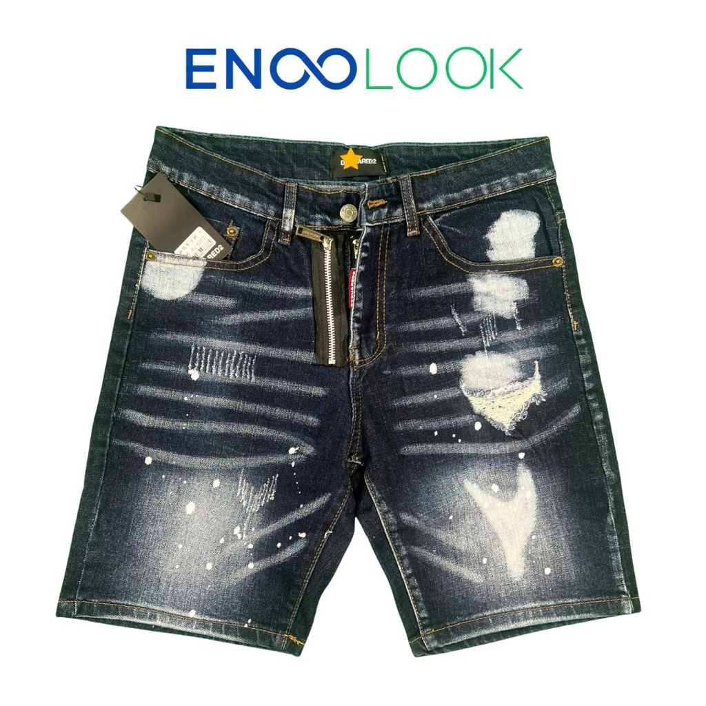 Quần Short Jean Nam Cao Cấp Phong Cách Thời Trang-KJ6017
