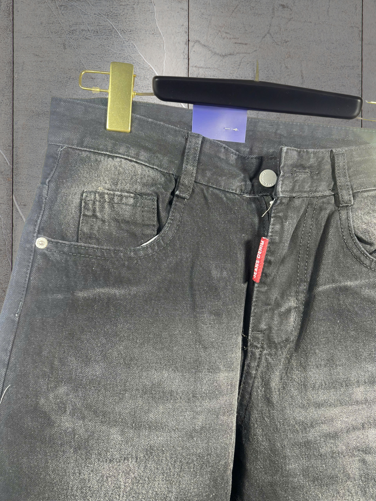 Quần Jean Nam Ống Đứng Wash Xám Đậm – Form Slim Fit Thời Trang - 2217
