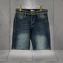 Quần Short Jean Nam Xanh Đậm Thiết Kế Đơn Giản - D335 